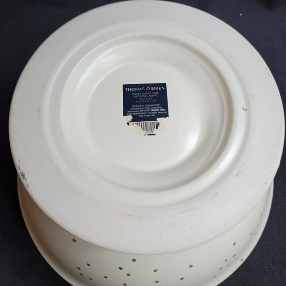 Thomas O'Brien Snow Leaf Pedestal Bowl - Picture 8 of 8